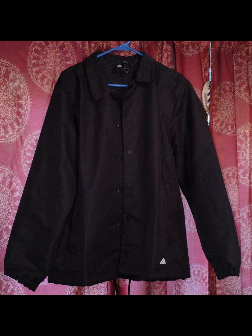 Adidas snap down coat